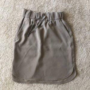 Khaki Lululemon Skirt